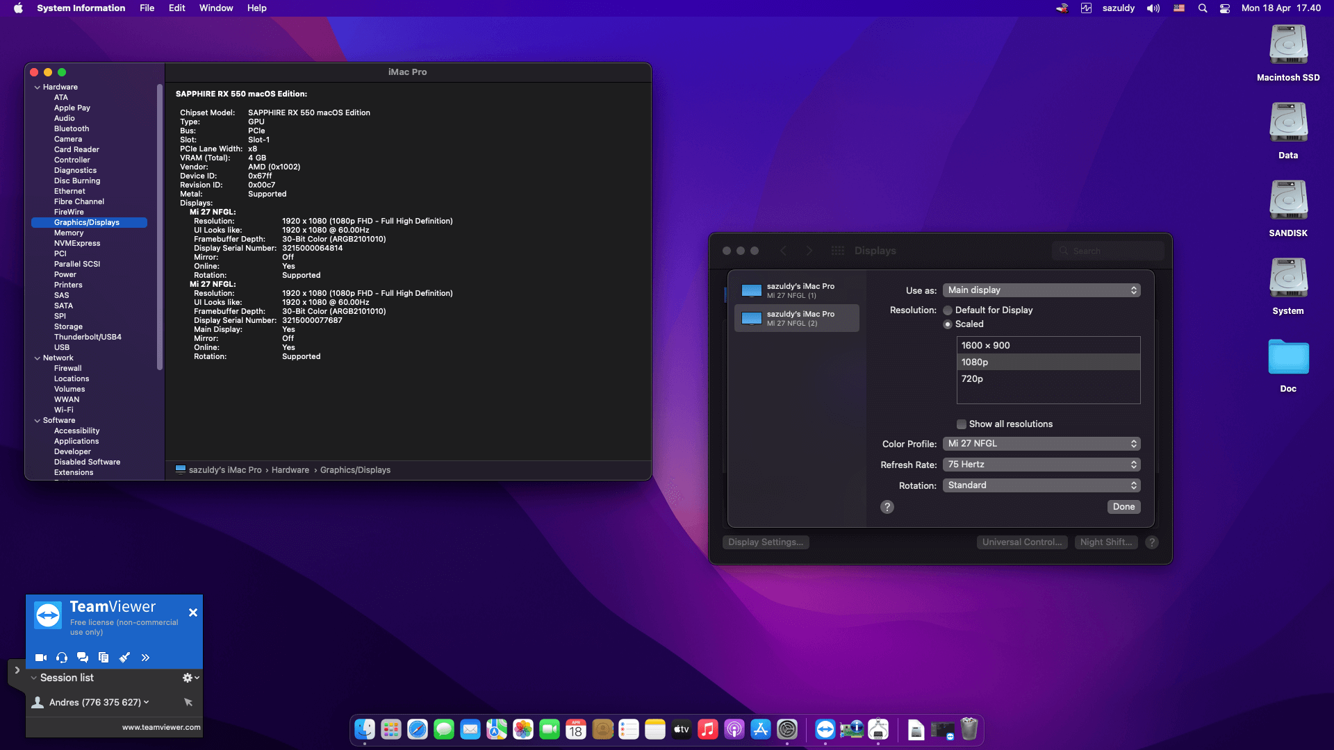 Asus Prime H510M E + Intel Core i5 10400F + Sapphire RX 550   OpenCore 4
