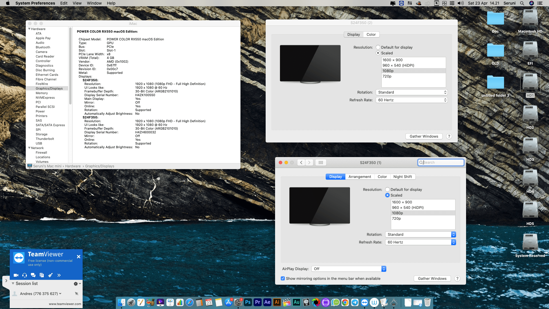 Gigabyte H310M DS2 2.0 + Intel Core i7 9700 + Power Color RX 550   OpenCore 4