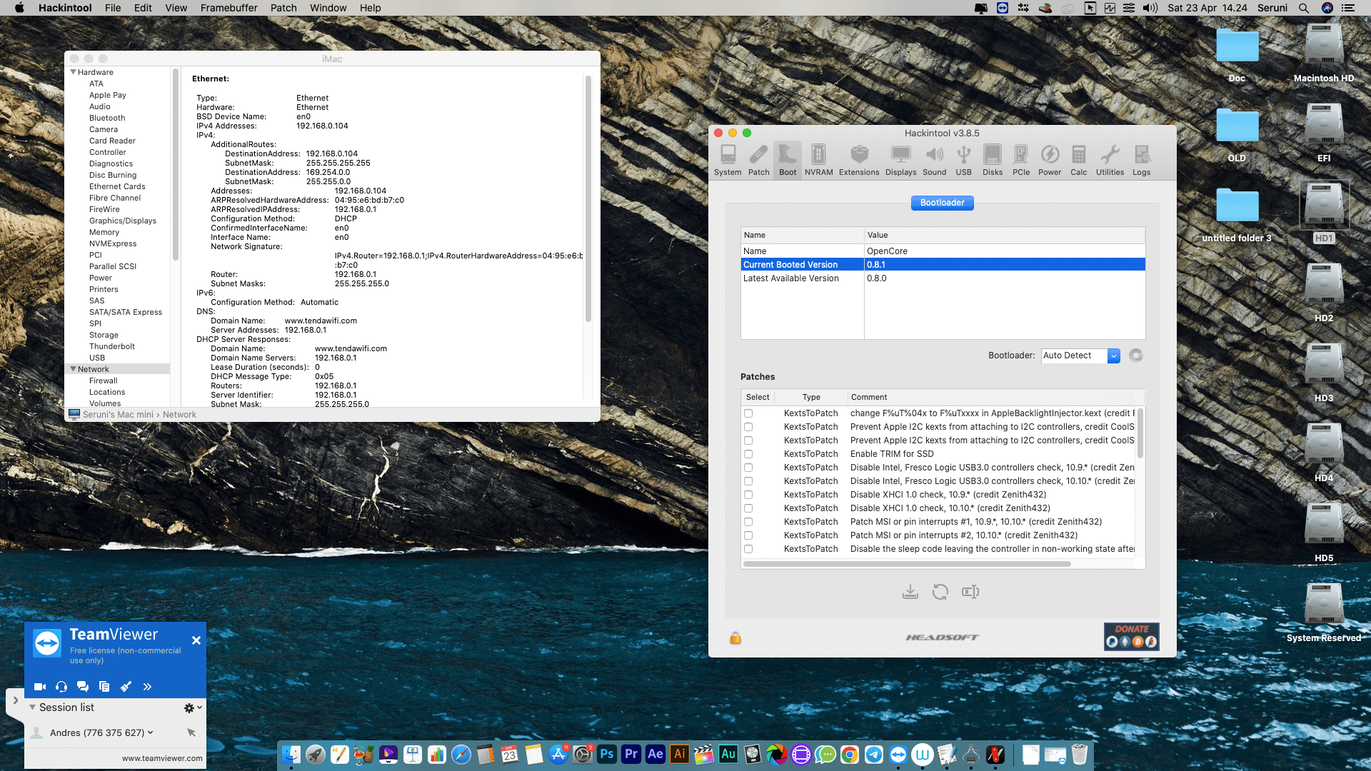 Gigabyte H310M DS2 2.0 + Intel Core i7 9700 + Power Color RX 550   OpenCore 8