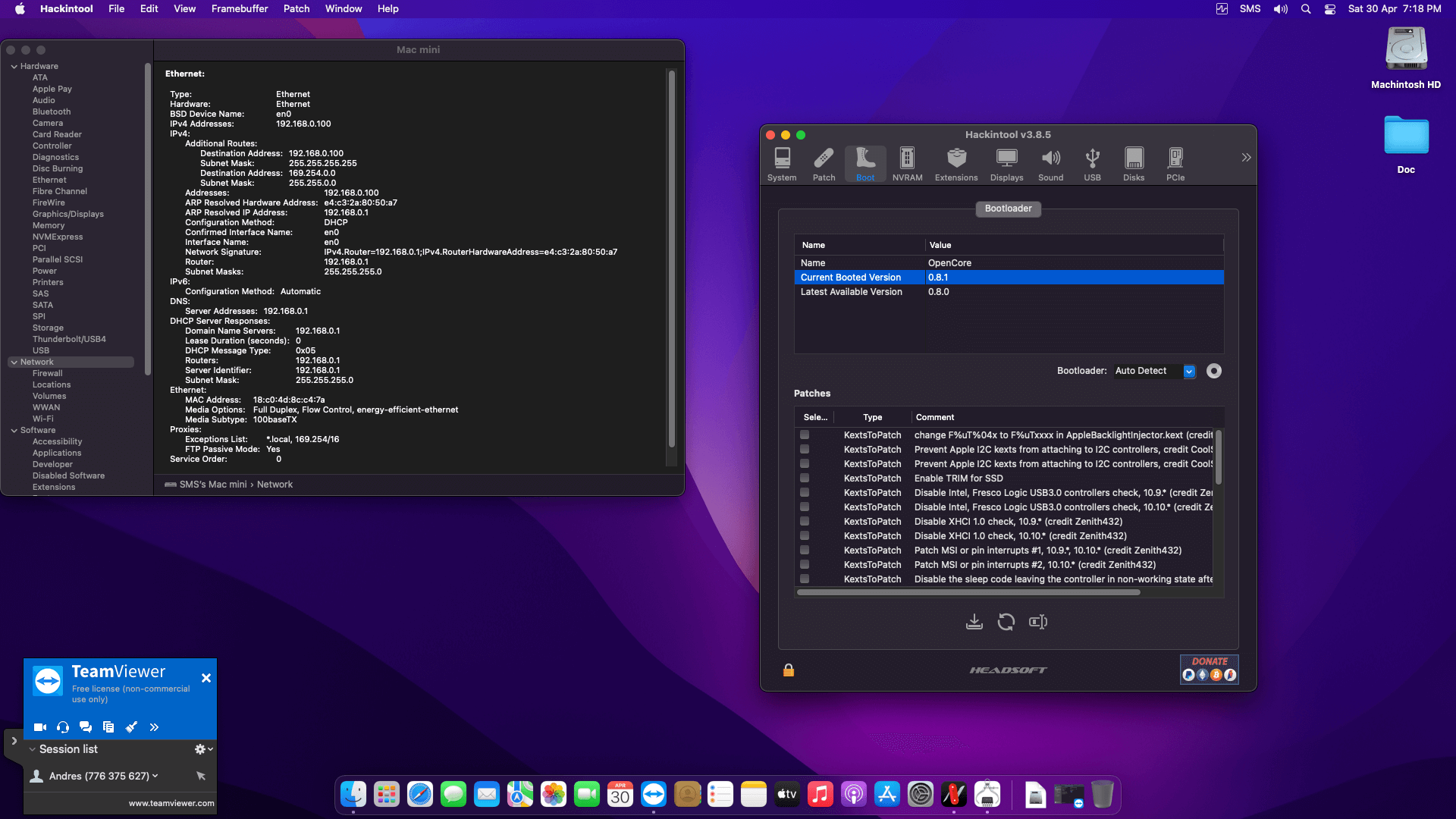Gigabyte H470M DS3H + Intel Core i5 10400 OpenCore 6