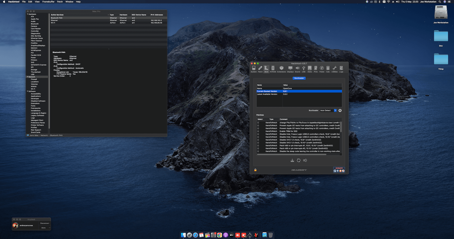 Gigabyte Z390 Aorus Ultra + Intel Core i9 9900K + Sapphire 5700 XT   OpenCore 8