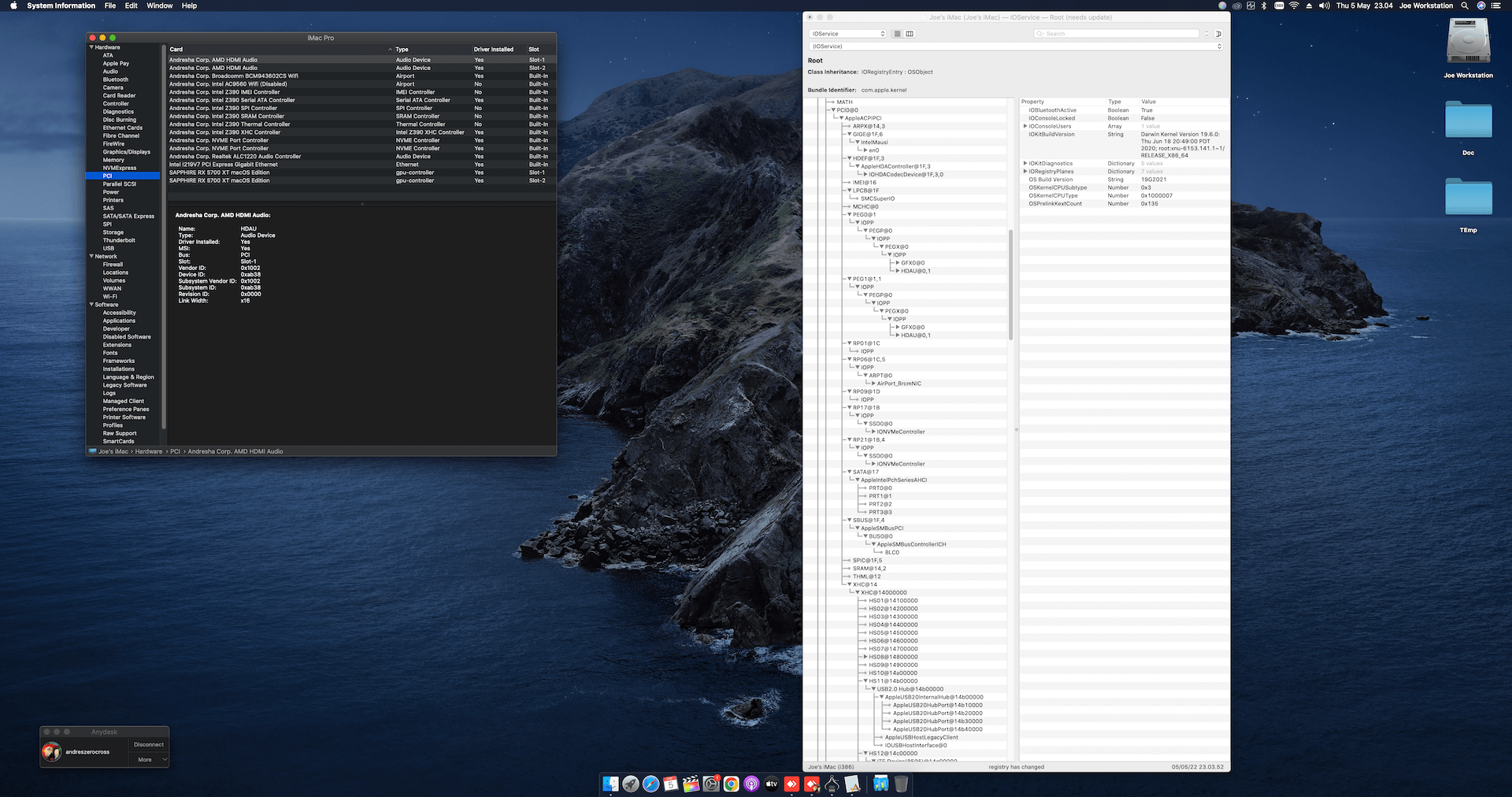 Gigabyte Z390 Aorus Ultra + Intel Core i9 9900K + Sapphire 5700 XT   OpenCore 9