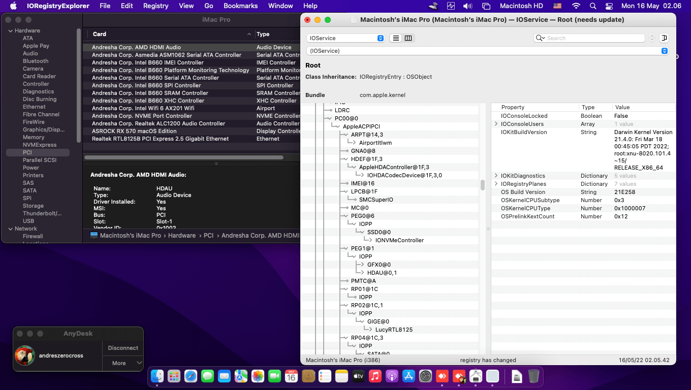 MSI MAG B660M Mortar Wifi DDR4 + Intel Core i7 12700F + Asrock RX 570   OpenCore 10