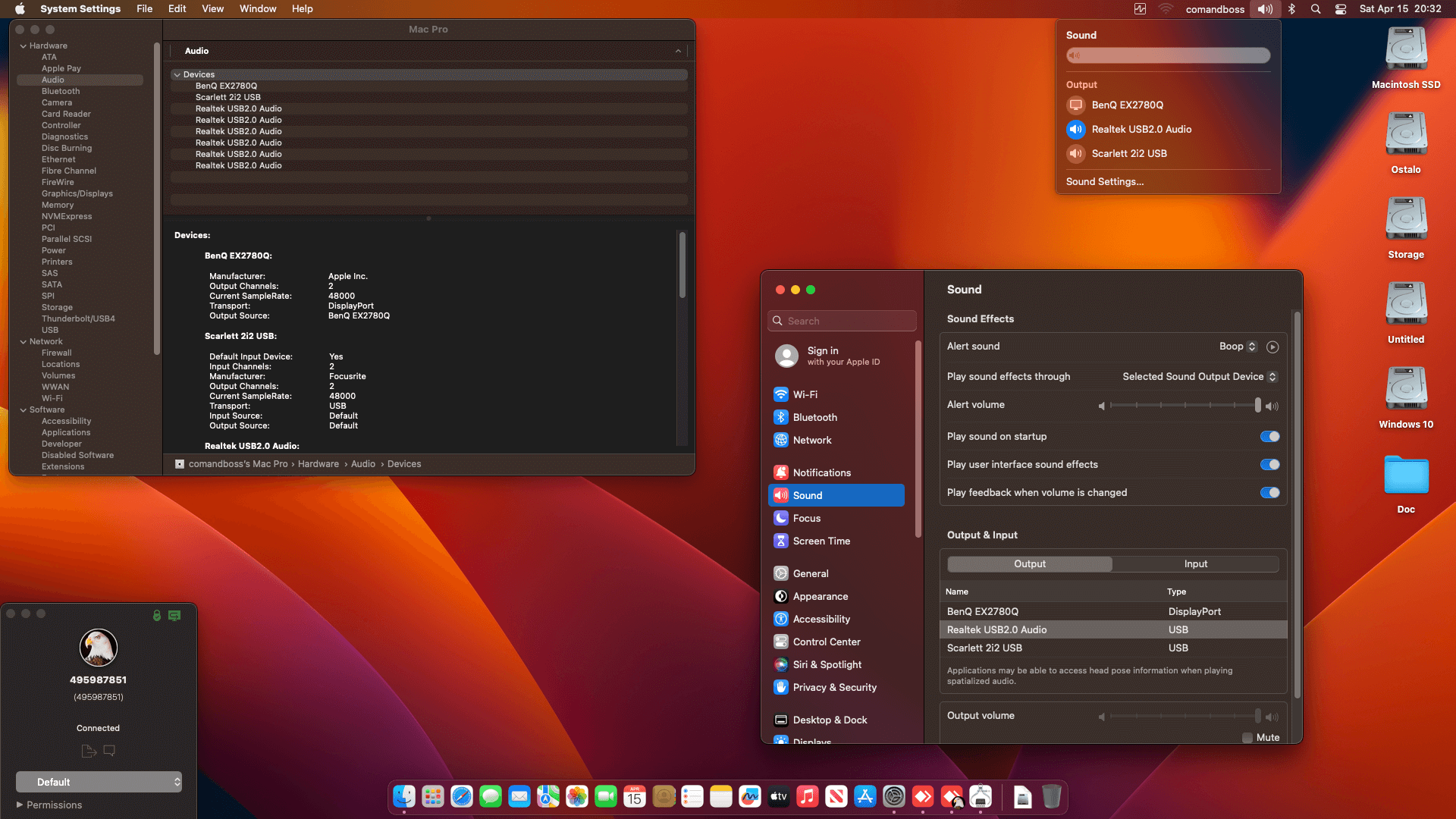 Asus ROG Strix Z690 G Gaming Wifi + Intel Core i5 13600K + Asus RX 550   OpenCore 4