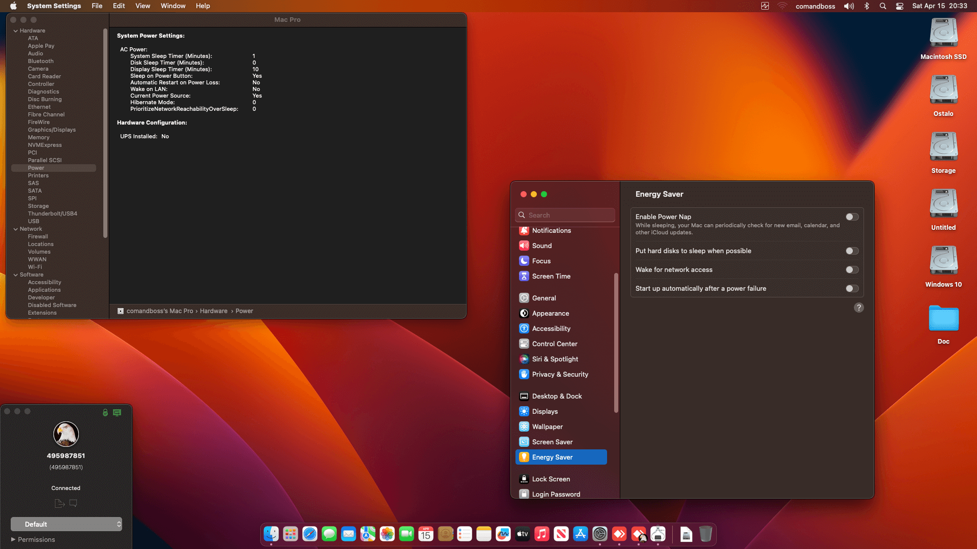 Asus ROG Strix Z690 G Gaming Wifi + Intel Core i5 13600K + Asus RX 550   OpenCore 7