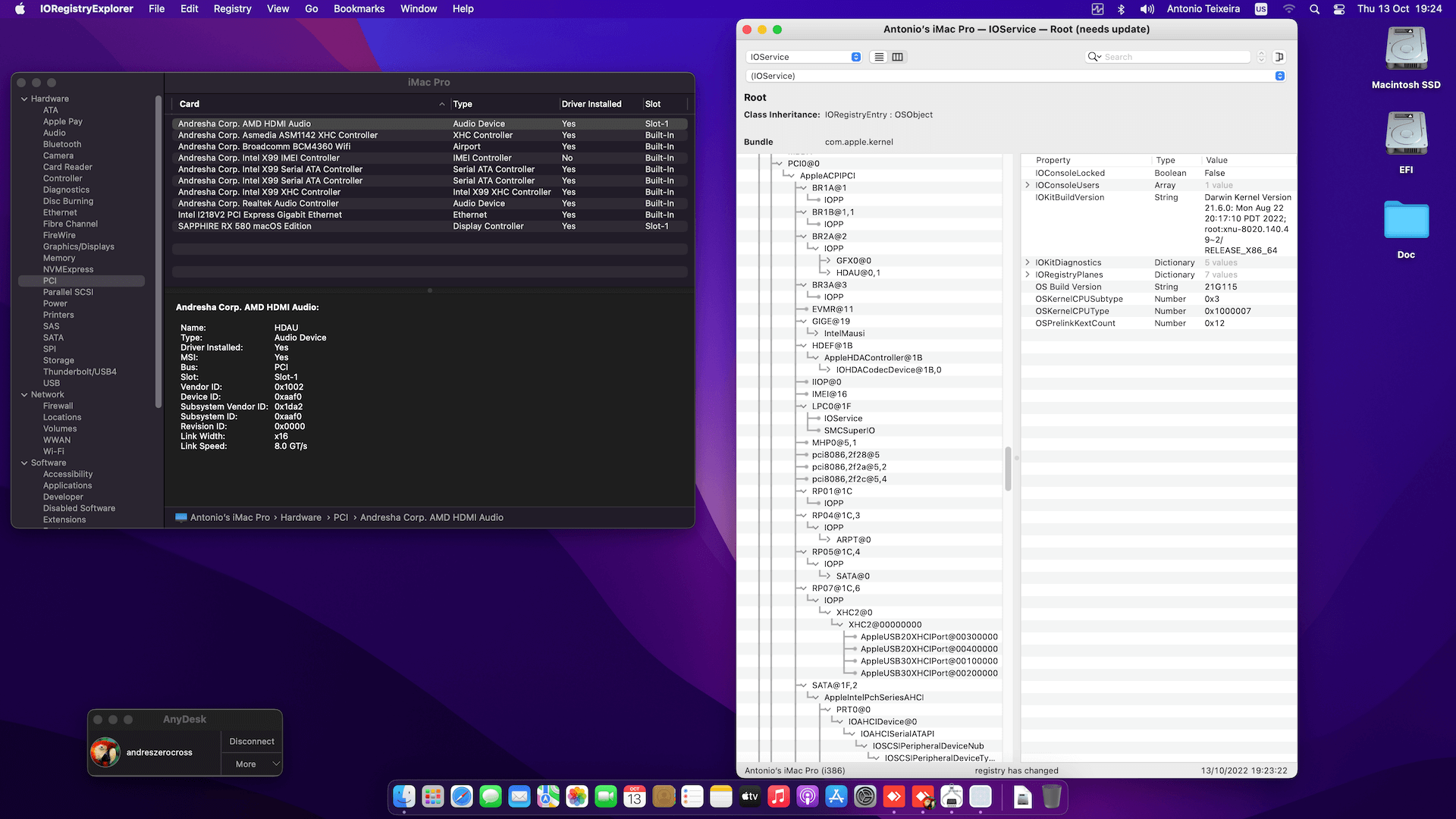 Asus Rampage V Extreme:U3.1 + Intel Xeon E5 2650 V3 + Sapphire RX 580   OpenCore 9