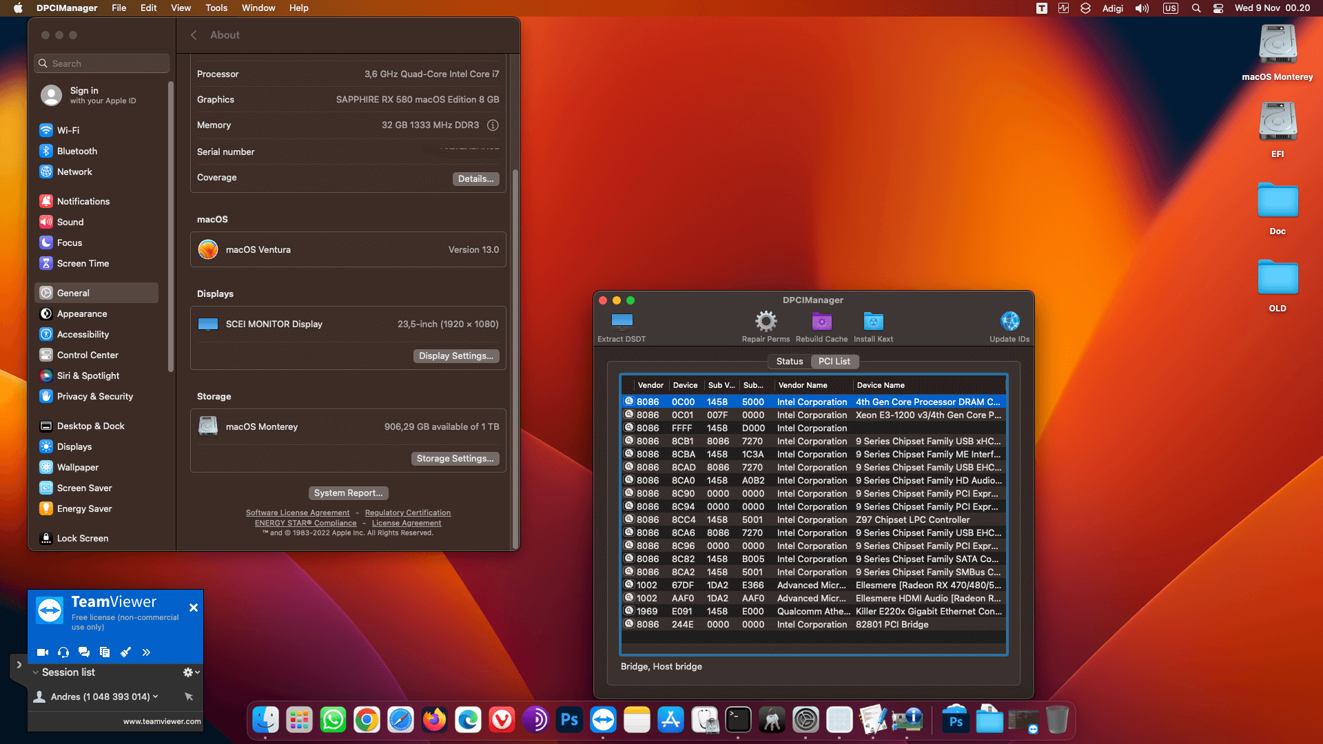 Gigabyte GA Z97X Gaming 3 + Intel Core i7 4790 + Sapphire RX 580   OpenCore 2