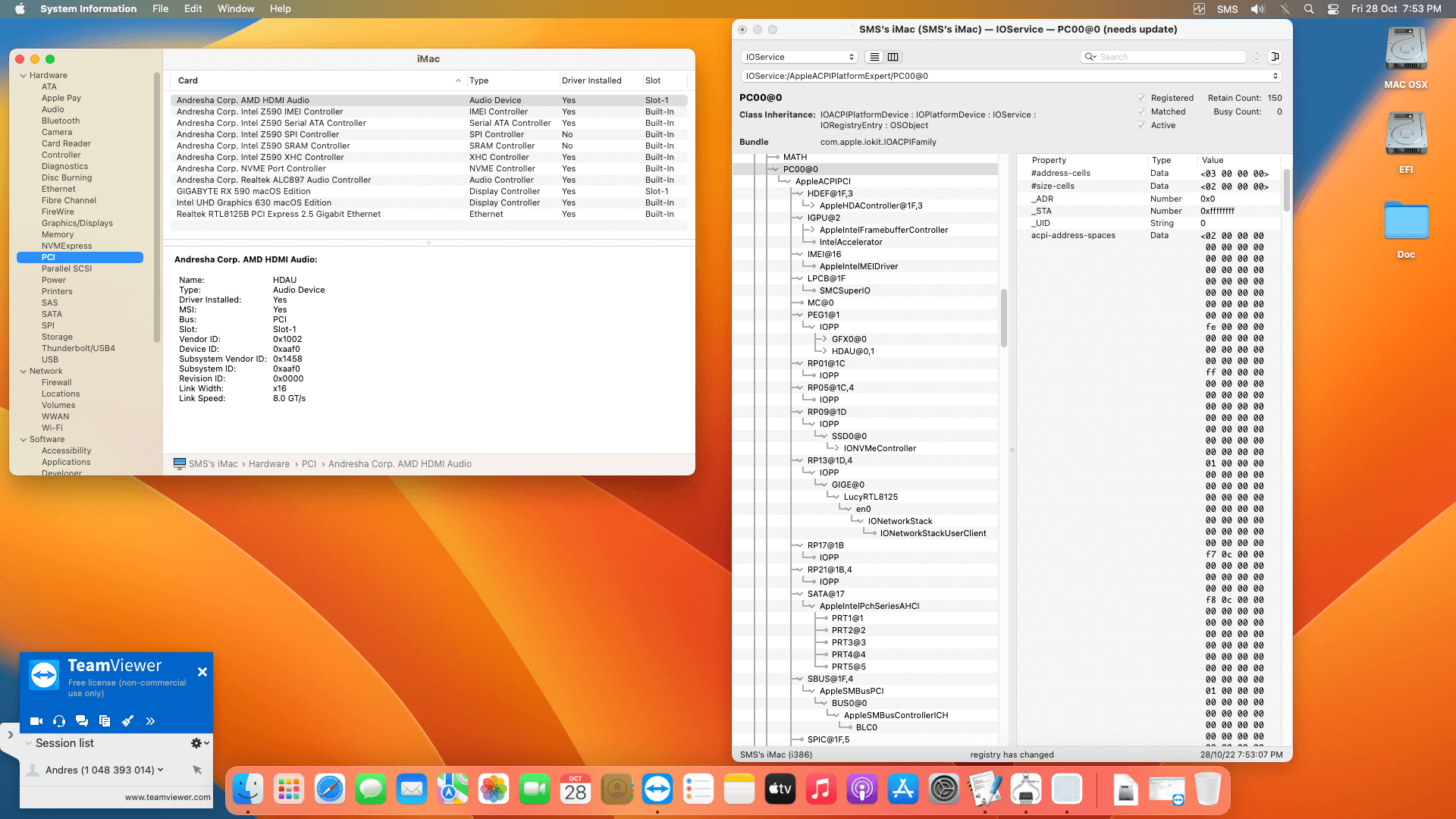 Gigabyte Z590 UD + Intel Core i9 10850K + Gigabyte RX 590   OpenCore 9