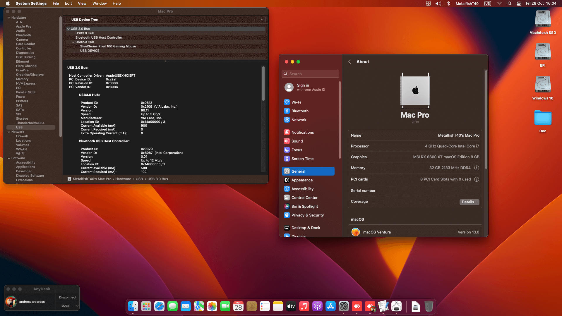 MSI H270I Gaming PRO AC + Intel Core i7 6700K + MSI RX 6600 XT   OpenCore 3