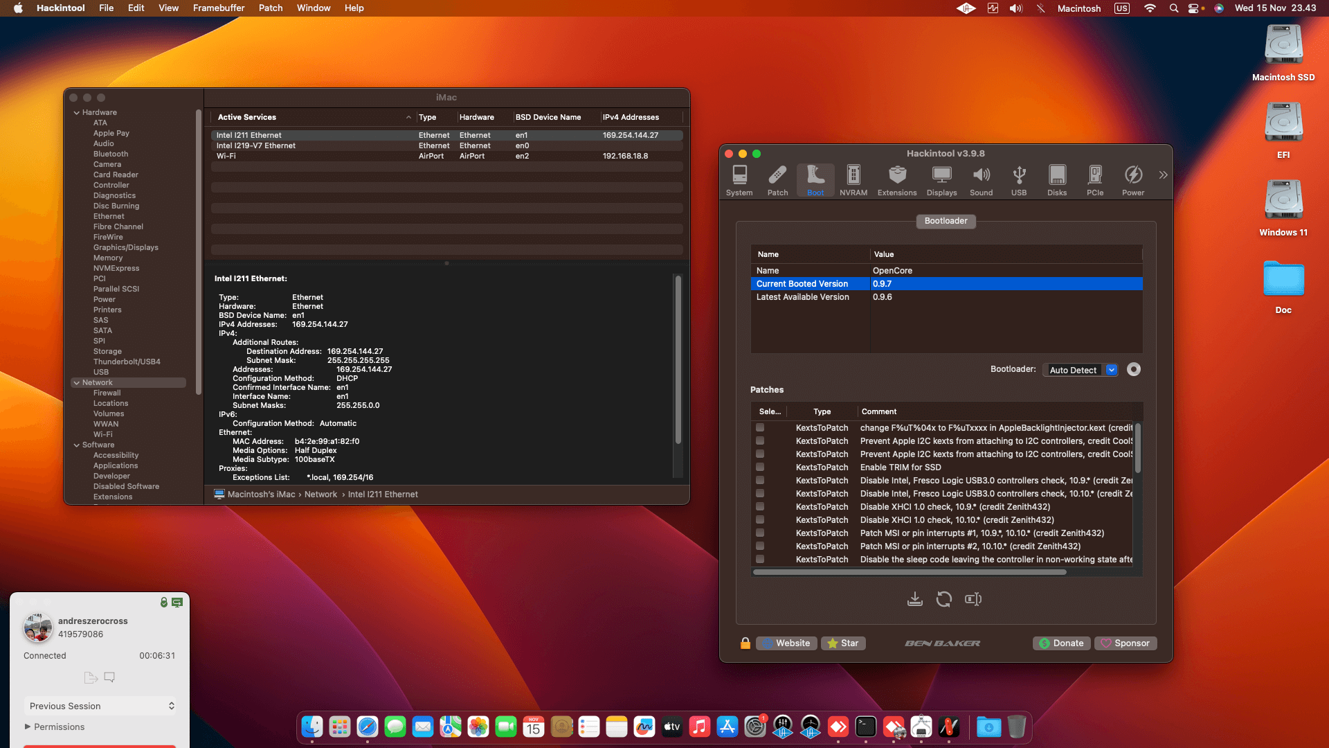 Gigabyte Z390 Designare + Intel Core i5 9400 + Asrock RX 560   OpenCore 1