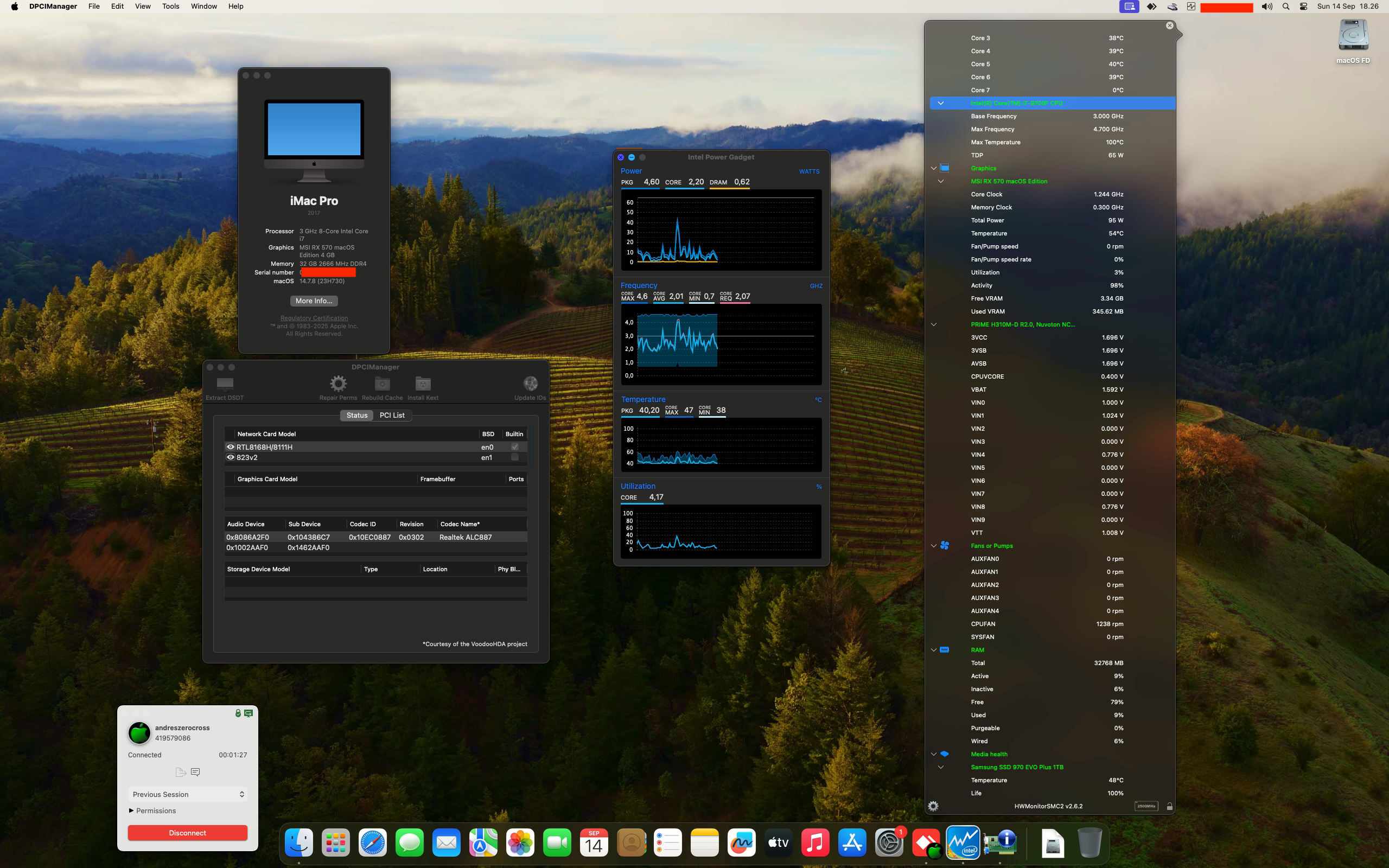 Asus Prime H310M D R2.0 + Intel Core i7 9700F + MSI RX 570 2nd    OpenCore 1