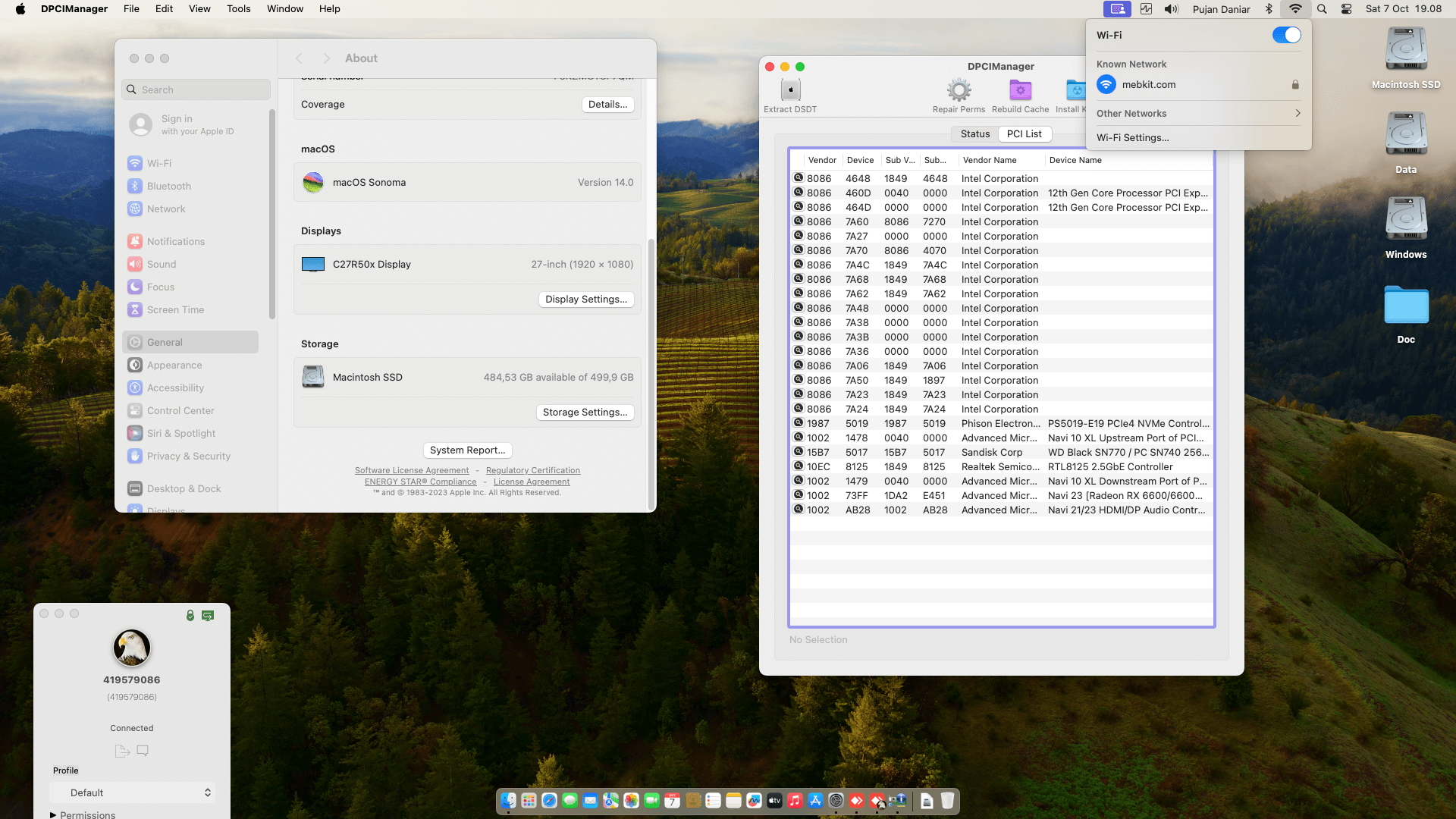 Asrock B760M Pro RS:D4 + Intel Core i5 12600K + Sapphire RX 6600   OpenCore 1