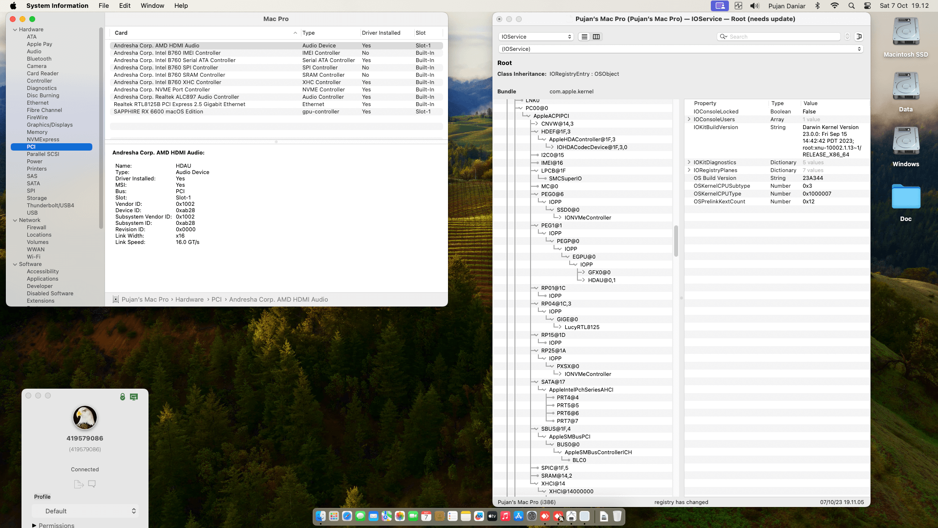 Asrock B760M Pro RS:D4 + Intel Core i5 12600K + Sapphire RX 6600   OpenCore 1