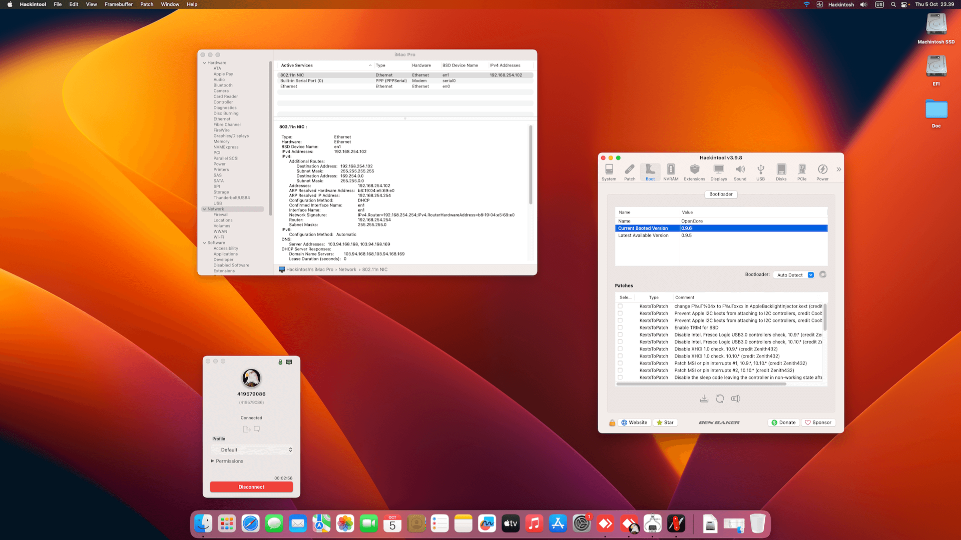 Asus Prime H510M D + Intel Core i7 10700F + Sapphire RX 6600   OpenCore 1