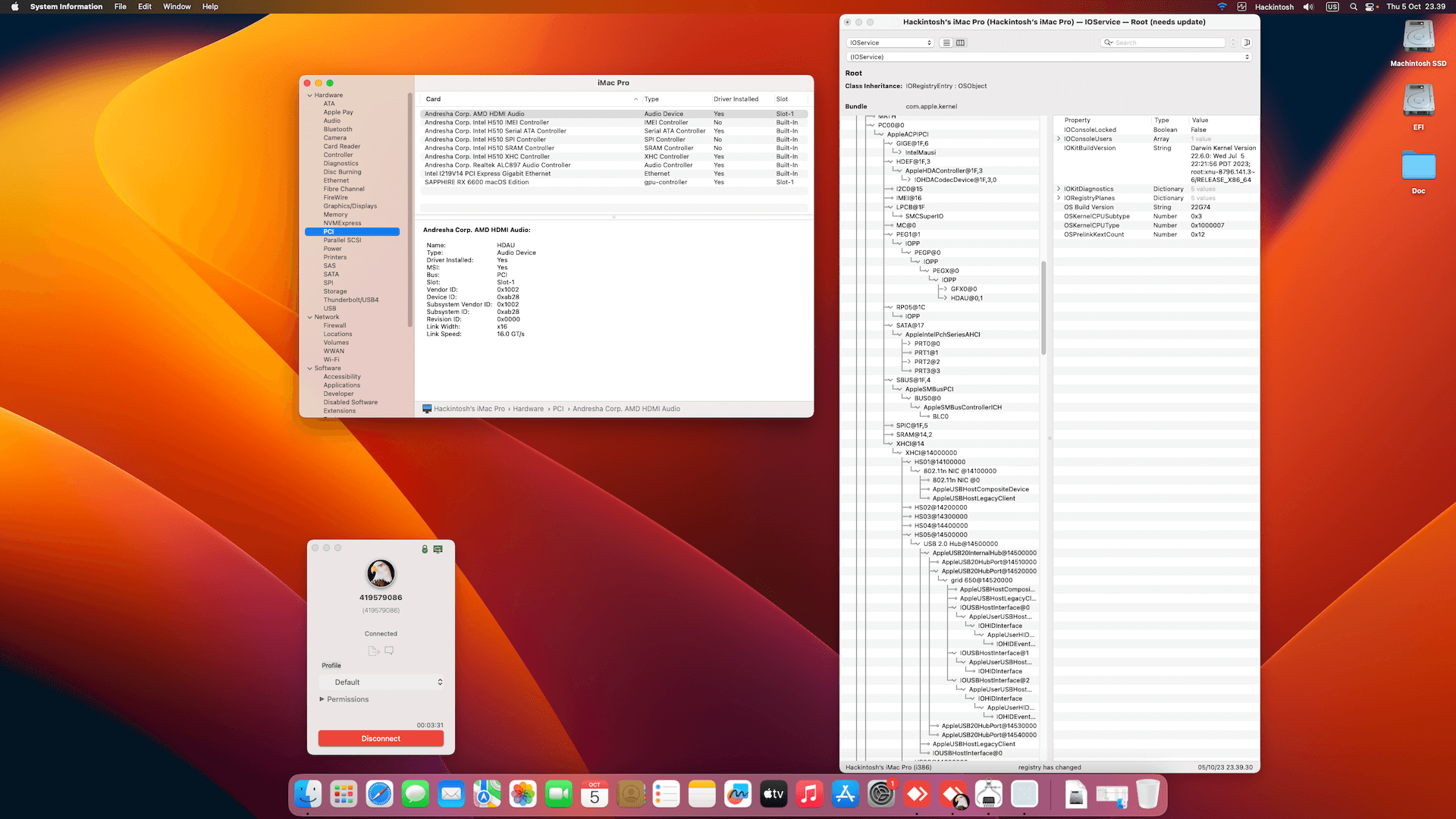 Asus Prime H510M D + Intel Core i7 10700F + Sapphire RX 6600   OpenCore 1