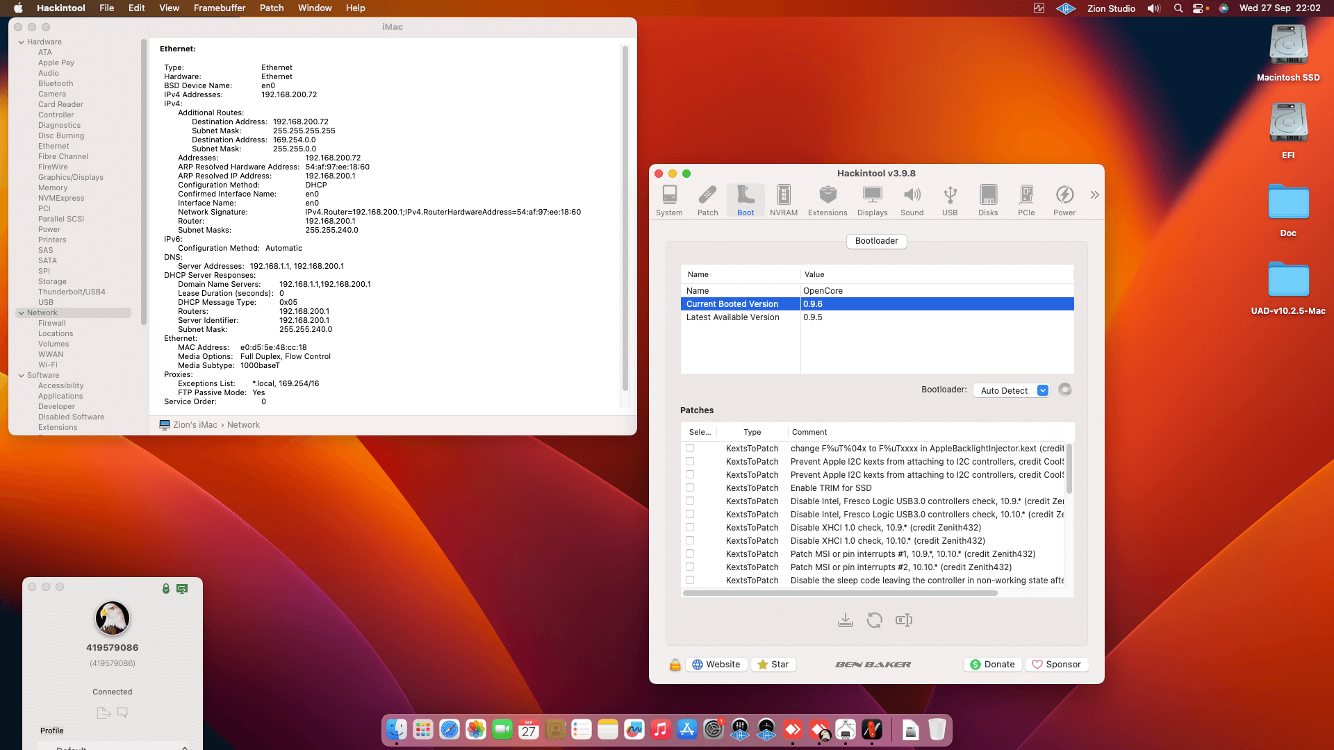 Gigabyte Z370XP SLI + Intel Core i7 8700K + Zotac GT 710   OpenCore 1