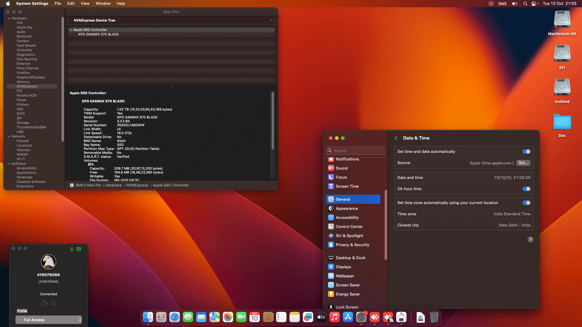Gigabyte Z790 UD AX + Intel Core i9 12900K + MSI RX 6650 XT 2nd   OpenCore 1