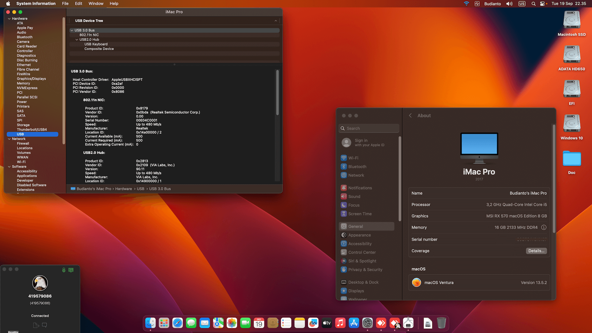 MSI H270 A PRO + Intel Core i5 6500 + MSI RX 570   OpenCore 1
