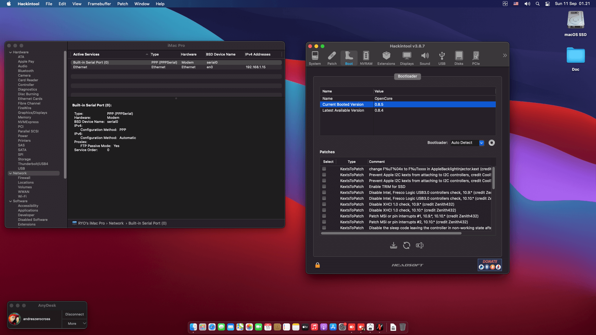 Asus Prime H310M D R2.0 + Intel Core i7 9700F + MSI RX 570    OpenCore 1