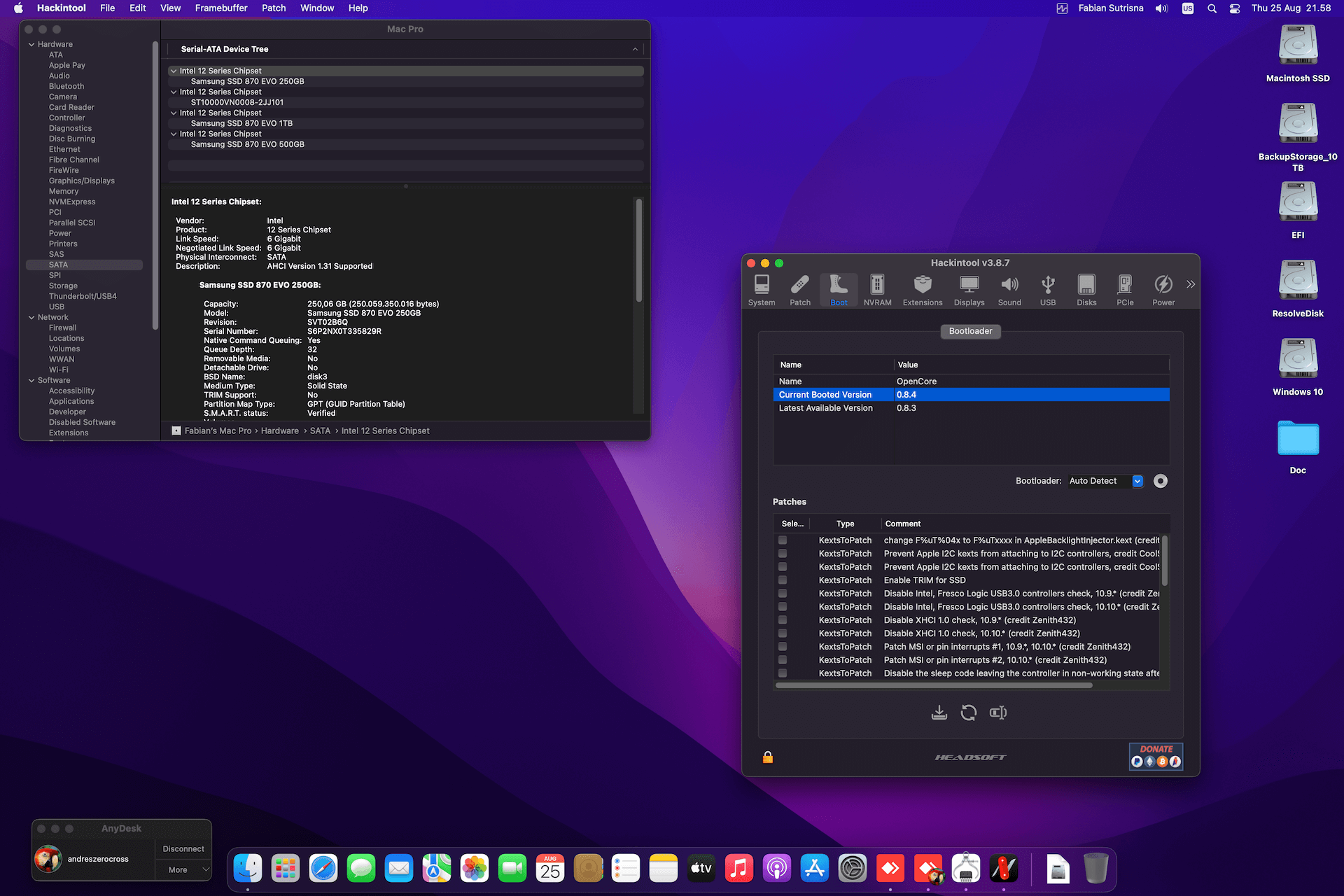 Gigabyte Z690 Gaming X DDR4 V2 + Intel Core i7 12700KF + Sapphire RX 6900 XT   OpenCore 8