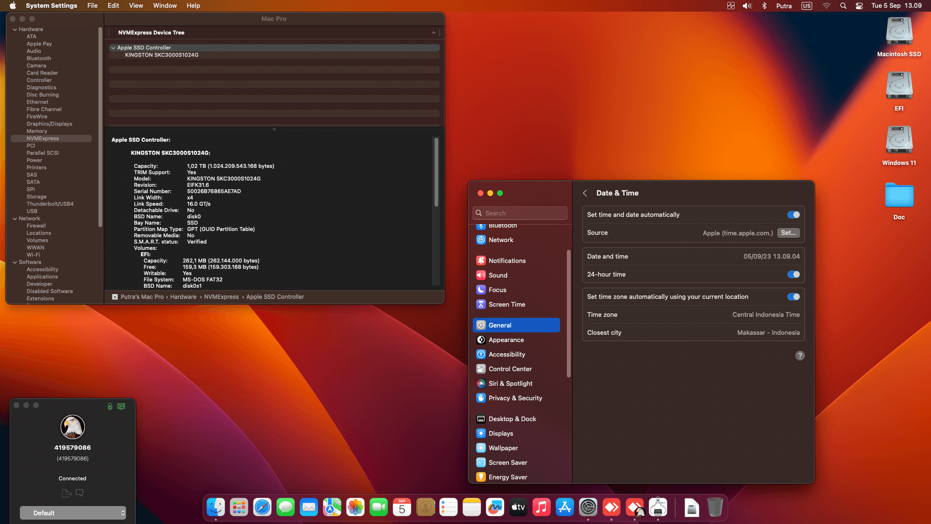 Asus ROG Strix B760 G Gaming Wifi + Intel Core i5 13400F + MSI RX 6600 XT   OpenCore 1