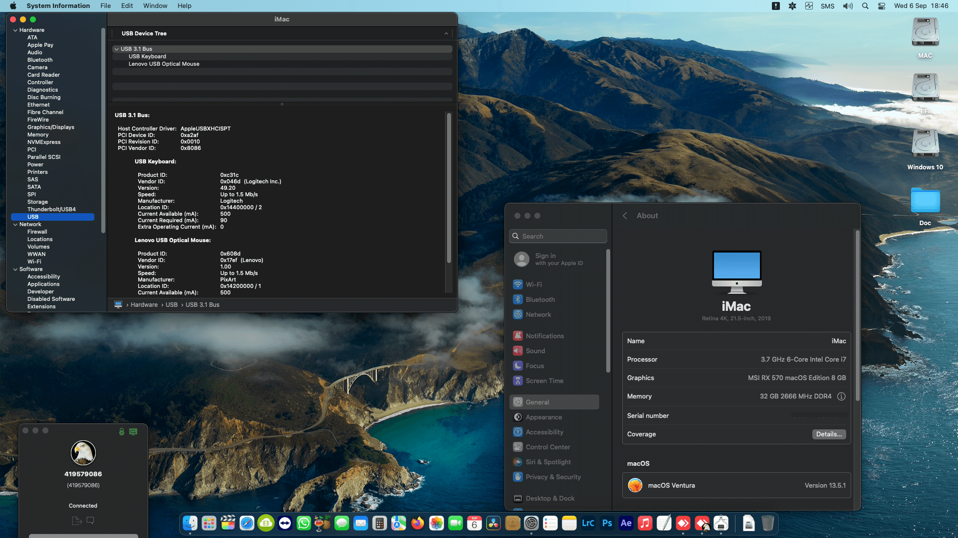 Gigabyte Z390 UD + Intel Core i7 8700K + MSI RX 570   OpenCore 1