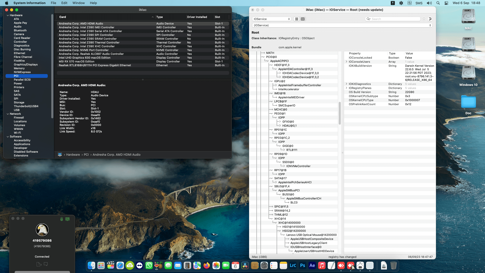 Gigabyte Z390 UD + Intel Core i7 8700K + MSI RX 570   OpenCore 1
