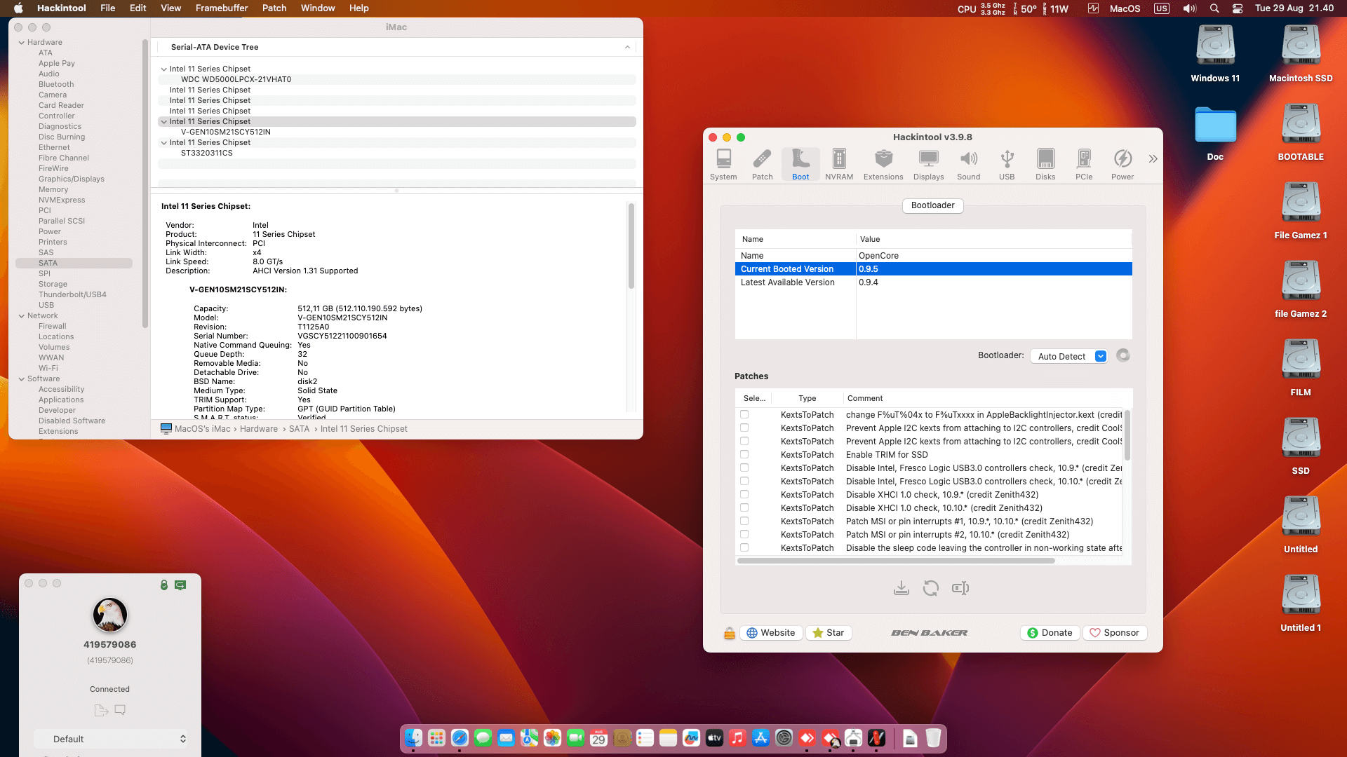 MSI B450M A PRO MAX + AMD Ryzen 5 5600G + IGPU Radeon Vega 7   OpenCore 1