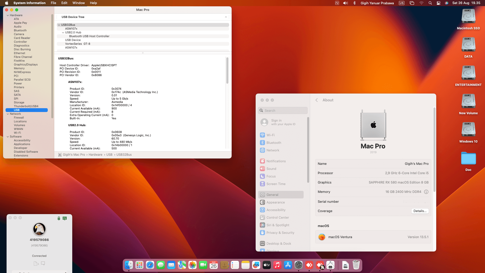MSI MAG B560 Torpedo + Intel Core i5 10400F + Sapphire RX 580   OpenCore 1