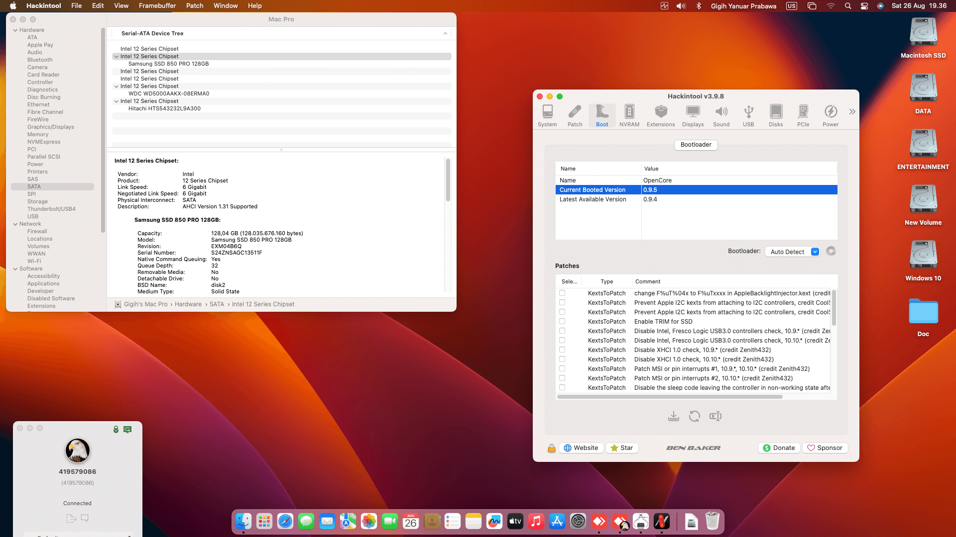 MSI MAG B560 Torpedo + Intel Core i5 10400F + Sapphire RX 580   OpenCore 1