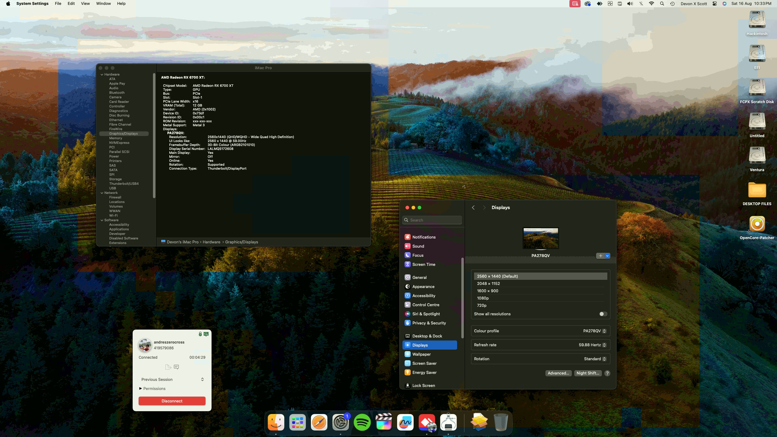Gigabyte X299 Designare EX + Intel Core i9 7900X + RX 6700 XT   OpenCore 1